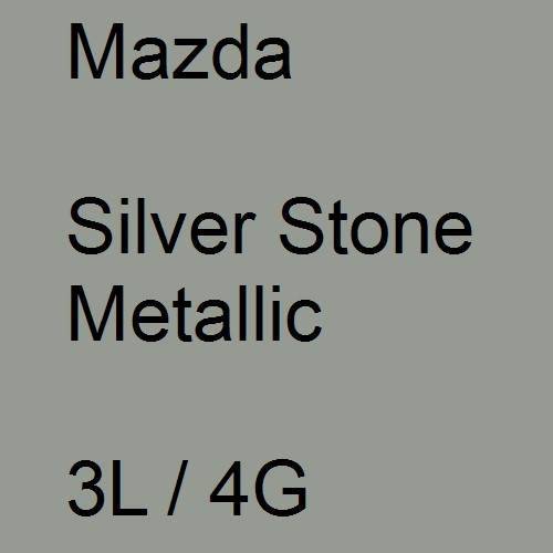 Mazda, Silver Stone Metallic, 3L / 4G.